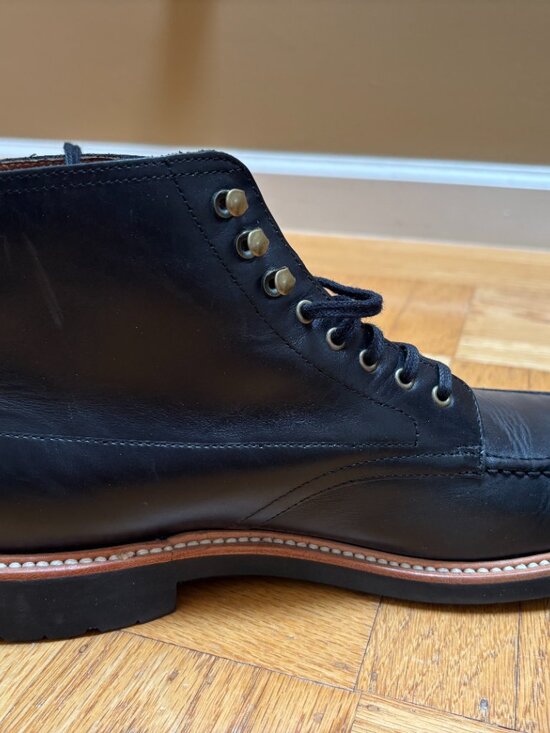 J.Crew Mens Kenton Pacer Leather Boots Black Size 10 main image 14